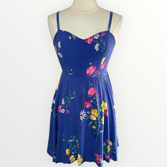 ❄️3/$20 OLD NAVY Floral Fit & Flare Mini Sundress, Small - Picture 1 of 7